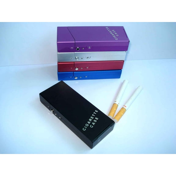 Cigarette Carrying Case Holder- Stylish Case for 100's CIGARETTE (BLACK COLOR WQ-1098)
