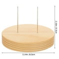 thumbnail image 3 of EeaseCA Wood Base Clay Doll Stand Stable Doll Figure Display Holder Model Doll Support Rack, 3 of 7