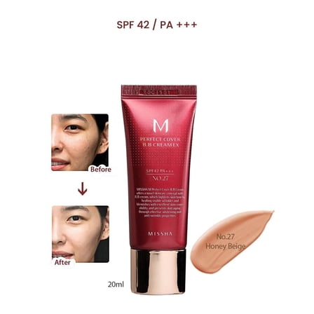Missha Intensive Coverage BB Cream M Perfect Cover BB Cream Ex No: 27 (20 ml)