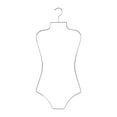 thumbnail image 1 of Colgador de exhibición para trajes de baño, colgador de Metal duradero con forma de cuerpo, colgador de Bikini para tiendas boutique, armario con vent Argén, 1 of 9