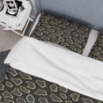 thumbnail image 4 of Designart 'Gold Retro 80s' Mid-Century Modern Duvet Cover Set, 4 of 4