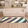 thumbnail image 2 of Yayeee Runner Rug for Bedroom 2'x6' Machine Washable Hallway Non Slip Mat, Isometric Green, 2 of 8