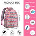 thumbnail image 6 of Cute Elephant Embroidered Backpack - Waterproof School Bag for Students, Lightweight Bookbag with Padded Straps, Elephant Themed Gift, 6 of 6