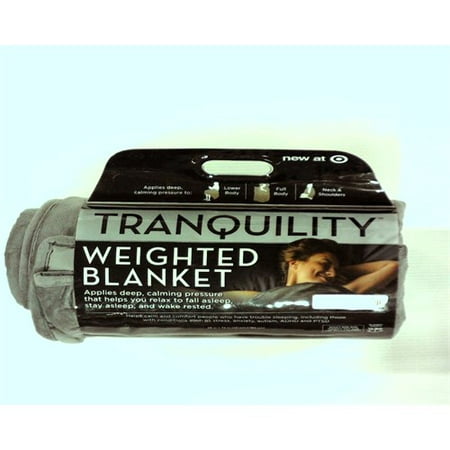 Tranquility 12lb Weighted Throw Blanket - Gray - Walmart.com