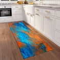 thumbnail image 2 of Addison Rugs Indoor/ Outdoor Addison Karina Abstract Washable Area Rug 2'3" x 7'6" - Cobalt, 2 of 8