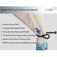 thumbnail image 2 of Cortinas RTZEN decorativas de metal forjado, 2 unidades, 2 of 6