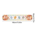 thumbnail image 3 of Homekingdee Easter Table Runner Placemats with Rabbits, Eggs and Floral Patterns - Multicolor Polyester Table Decor for Holiday Party, 3 of 6