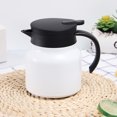 thumbnail image 4 of Tetera guisada Hervidor térmico de acero inoxidable 316 para oficina en casa (800ml blanco) Ehuebsd Libre de BPA, 4 of 7