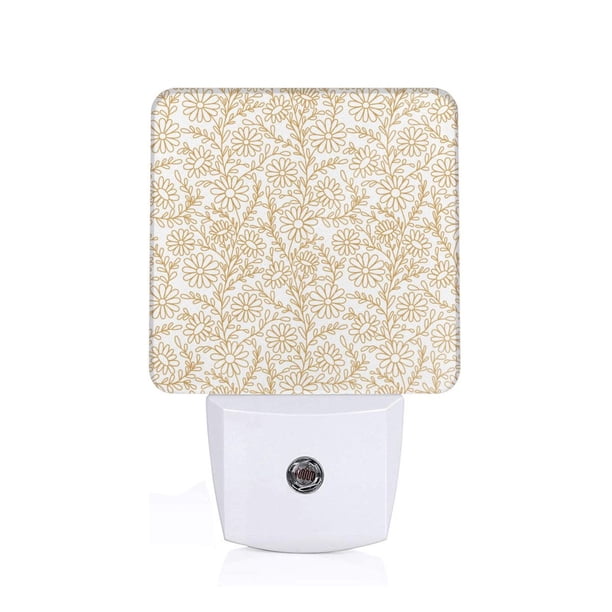 Balery Plant Luz Nocturna LED con Sensor Automático, Enchufe con Sensor Crepuscular, Luz Suave de 0.5W para Dormitorio, Pasillo, Baño-EU