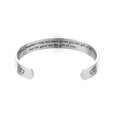 thumbnail image 3 of Xihbxyly Pulsera con Letras, Brazalete Personalizado para Hija, Mensaje Conmovedor de Mamá, Diseño Ajustable de Acero de Titanio, Regalo para Ocasiones Especiales, Recuerdo Significativo para La Fami, 3 of 7