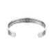 thumbnail image 2 of Pulsera con letras para mujer, regalo para mujer, pulsera de acero de titanio con doble corazón de melocotón, collar con letras para mujer., 2 of 5