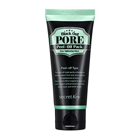 Secret Key Black Out Pore Peel Off Mask 3.38 oz (Best Peel Off Mask For Clogged Pores)
