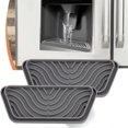 thumbnail image 5 of bandejas colectoras de goteo para refrigerador, minibandeja de goteo para refrigerador, protege el dispensador de hielo y agua, bandeja gris para refrigerador, gris, 5 of 5