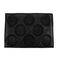 thumbnail image 1 of Moldes para panecillos de hamburguesa con 8 agujeros para hornear Moldes de silicona de malla para hornear Moldes para hornear perforados antiadherentes, 1 of 8
