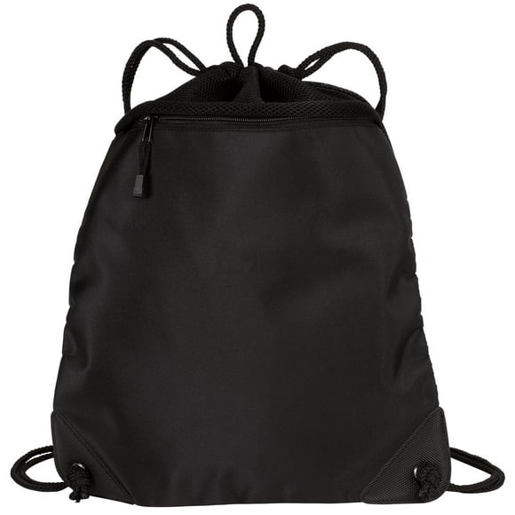 Port Authority® - Cinch Pack con ribete de malla. BG810 Autoridad Portuaria BG810
