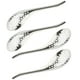 thumbnail image 1 of GOOHOCHY 4 cucharas de acero inoxidable para caviar, cucharas de esferificación y cucharas ranuradas, 1 of 7
