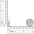 thumbnail image 5 of Gem Stone King 2.76 Ct Sky Blue Simulated Aquamarine Blue Sapphire 925 Sterling Silver Pendant with Chain, 5 of 5