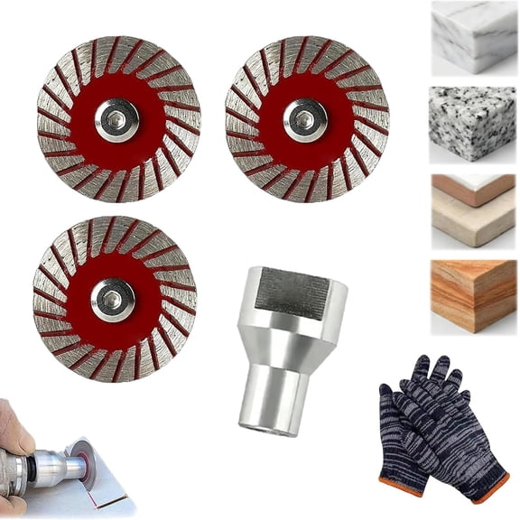 1.57" Diamond Saw Blades Set, Precision Stone Cutting Made Easy, Multi-Functional Professional Mini Diamond Cutting Blade Set, 40mm, for Granite, Marble, Sandstone