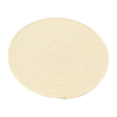 

VEAREAR Chair Cushion Wear Resistant Solid Color Anti-Slip Non-Fading Easy to Care Multipurpose Cotton Traditional Tatami Hand Woven Chair Pad for Home