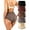 Mahogany Dell, variant on Seamless Underwear for Women Invisible Full Coverage High Waisted Briefs No Show Breathable Comfortable Panties 5 Pack(M,Mahogany Dell)