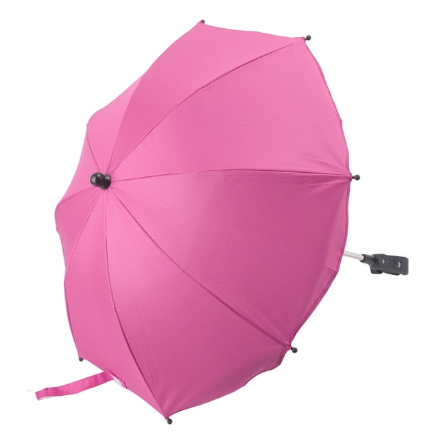 14 Inch Baby Parasol, Universal Baby Carriage Umbrella With Clamp, 360 Degree Adjustable Protection Baby Umbrella, Foldable Waterproof Sun Shade