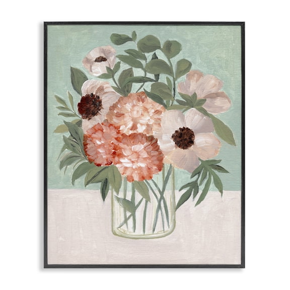 Stupell Industries Transitional Garden Beauties Bouquet Black Framed Giclee Art, 11 x 14, by Nikita Jariwala