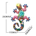 thumbnail image 6 of Vikakiooze 2022 Home Decor Clearance Garden House Lizard Art Outdoor Garden Backyard Metal Animal Decoration Gift, 6 of 6