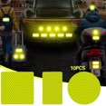 thumbnail image 6 of 10Pcs Warning Reflective Stickers Reflective Tape Safety Reflective Sticker Night Visibility Waterproof Reflector Sticker Dot Reflective Tape Sticker for Vehicle, Bicycles, Motorcycles, Clothing, 6 of 6