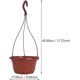 thumbnail image 2 of Paquete de 10 macetas de plástico para plantas de jardín, autorriego, colgantes, para plantas de interior y exterior, 2 of 5