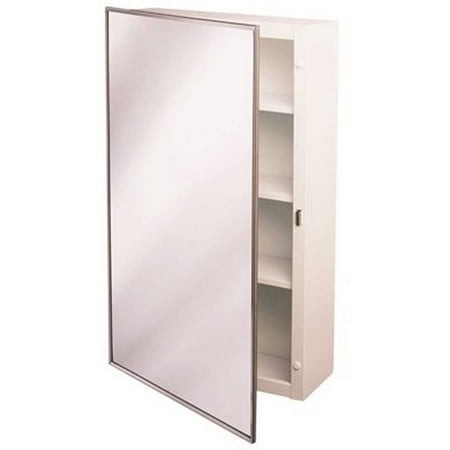 Proplus 561279 16 in. x 22 in. Surface Mount Medicine Cabinet in Chrome Sliver