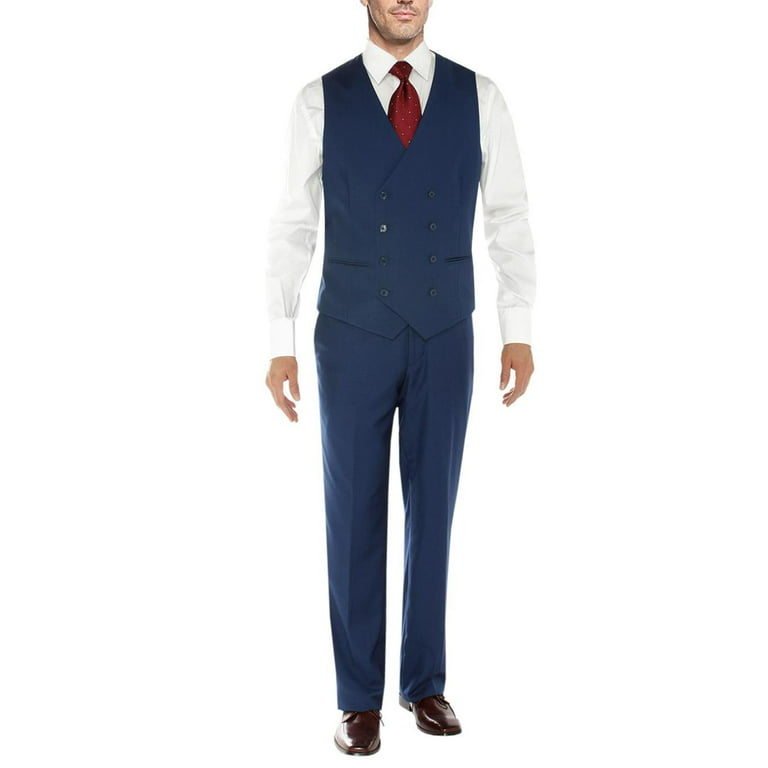Wehilion Mens Suits Set Slim Fit Men 3 Piece Dress Suit Prom