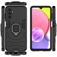 thumbnail image 3 of Cowithday for Samsung Galaxy A13 5G Phone Case, Galaxy A13 5G Cover, Magnetic 360° Rotate Ring Stand Drop Protection Shockproof Military-Grade Heavy Duty Phone Case for Samsung A13 5G (2021), Black, 3 of 6