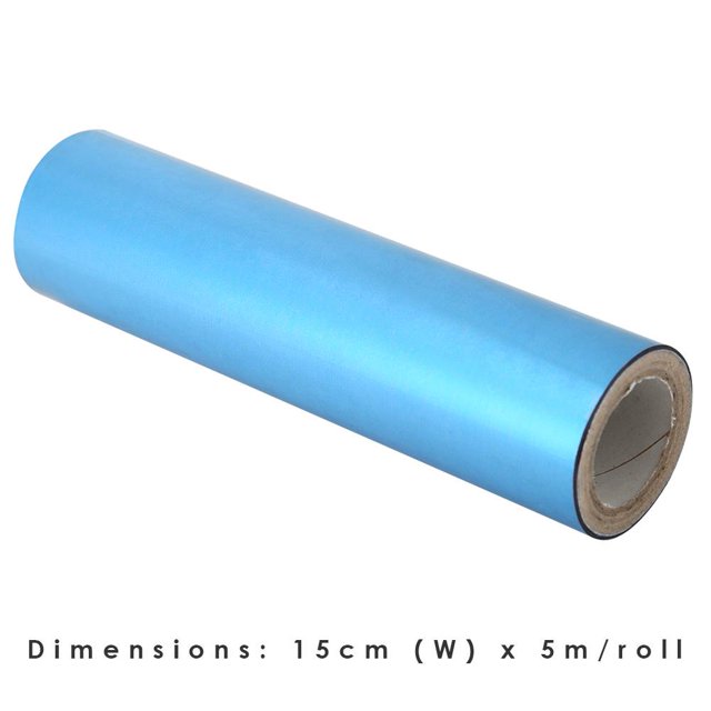 Papel de lámina para estampado en caliente de 5 m, transferencia de calor holográfica, artesanía DIY (azul) Ehuebsd Libre de BPA