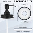thumbnail image 2 of Mason Jar Soap Dispenser Lids with Pumps Lotion Dispenser Lids Leakproof Rustproof Hand Soap Pump Lids 4Pack, 2 of 9