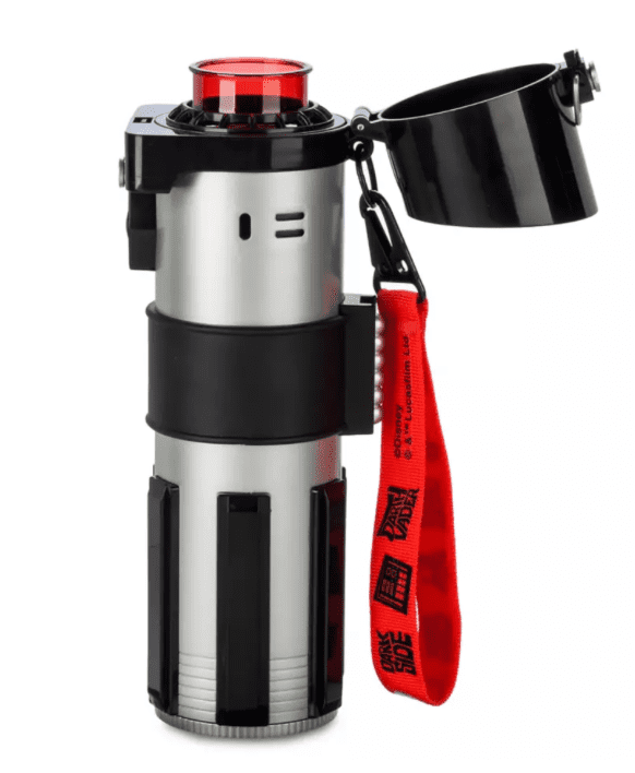 Disney Parks Darth Vader LIGHTSABER Hilt Light-Up Water Bottle &ndash; Star Wars New