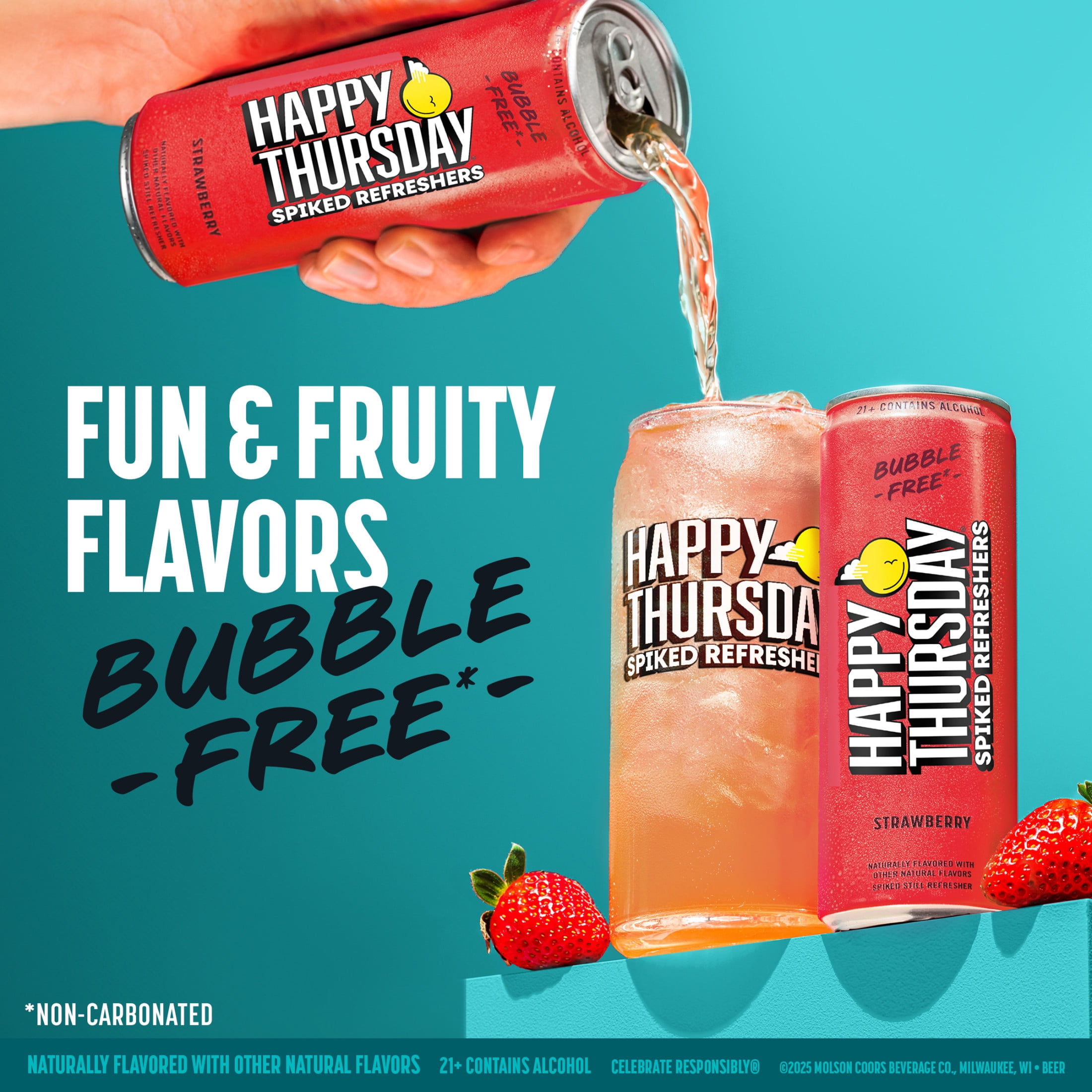 Happy Thursday Variety Pack, 12 pack, 12 fl oz Aluminum Cans, 4.4% ABV