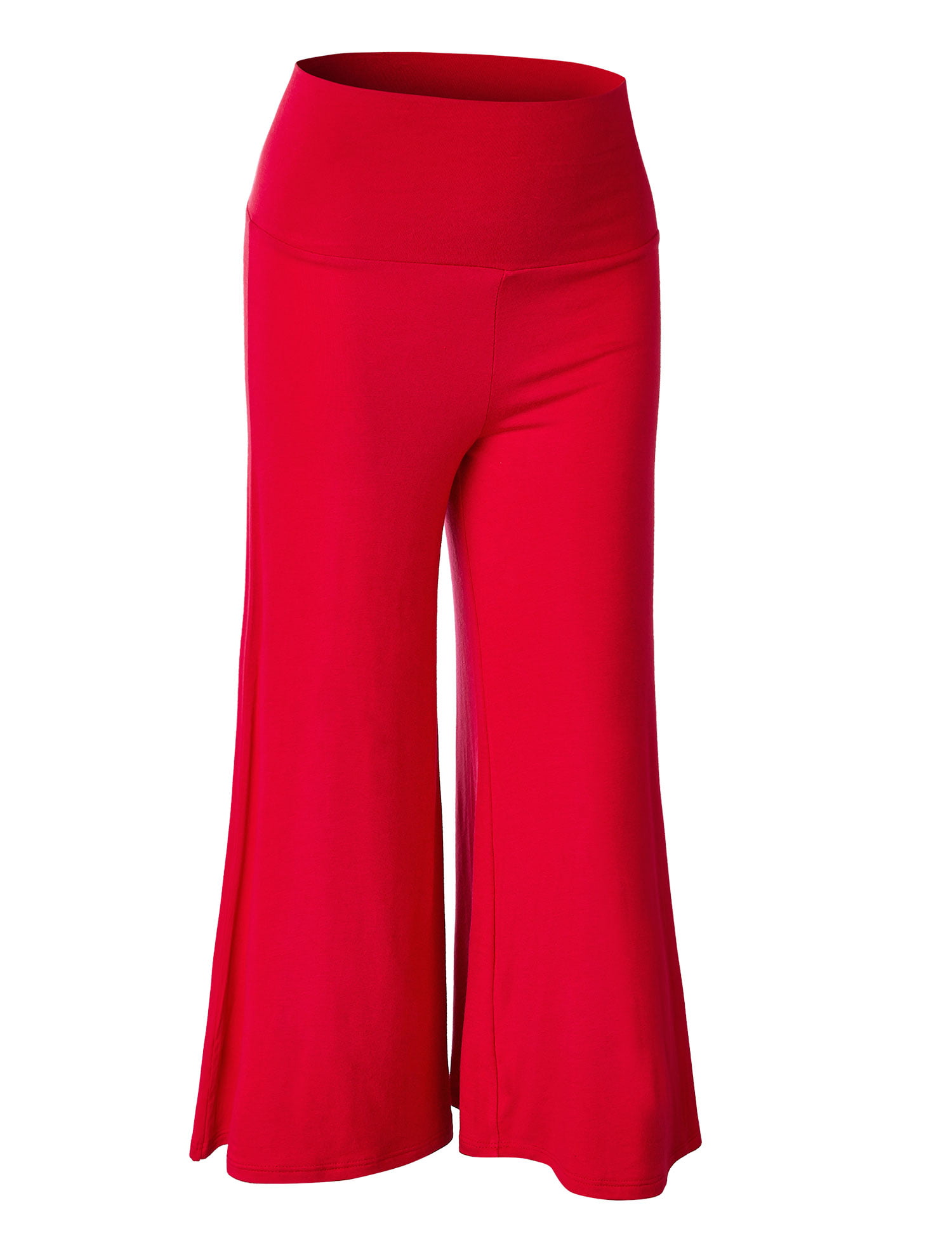 Pants by Culottes Women\'s L RED Knit Johnny Made