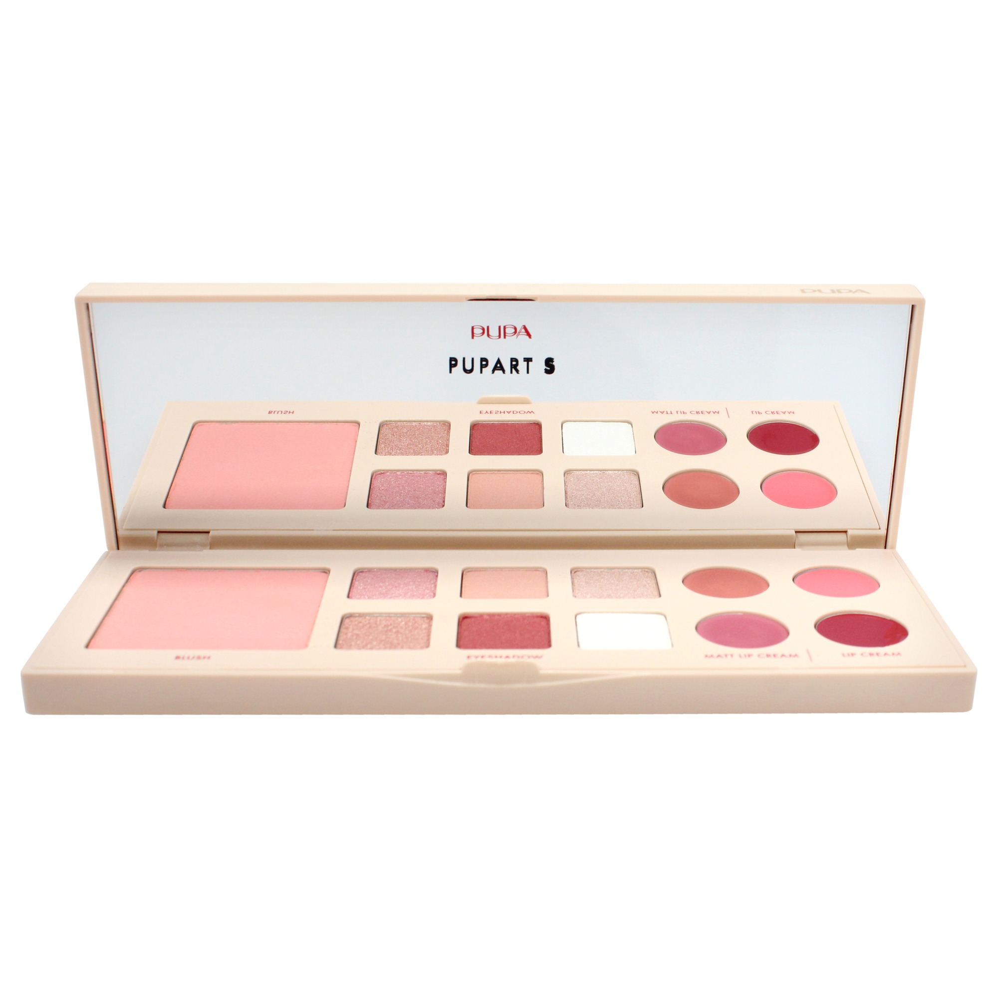 Pupa Milano Pupart S Make-Up Palette, Girls Makeup Kit, 001 Nude, 0.4 oz