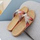 thumbnail image 4 of Amzcrzy Zapatos de mujer,Zapatos de mujer,Zapatillas de mujer, Zapatillas de lino antideslizantes para mujer, zapatos planos con punta abierta para uso en interiores y exteriores, para playa Sandalia, 4 of 6