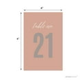 thumbnail image 2 of Signature Rustic Pastels Party, Table Numbers 21-40, 4x6-inch, 1-Set, 2 of 2