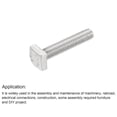 thumbnail image 5 of Square Head Bolt, 5 Pack M8x40mm 304 Stainless Steel Grade C Square Screws, 5 of 5