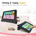 thumbnail image 2 of Fintie Shockproof Case for Samsung Galaxy Tab A 8.0 2019 Without S Pen (SM-T290 Wi-Fi, SM-T295 LTE) Model , Light Weight Convertible Kiddie Series Handle Stand Kids Friendly Cover, Black, 2 of 7
