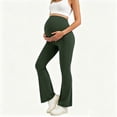 thumbnail image 2 of Lvshlubb Maternity Leggings High Waisted Over The Belly Pregnancy Active Wear Workout Yoga Pants Pregnancy Clothes for Women, 2 of 5