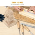 thumbnail image 3 of HEALEEP Beige Lion Design Wood Finials for Home Decorative Use Easy Installation Low Maintenance 2.5 in, 3 of 8