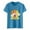 Sky Blue, variant on TSADFHJI Turtle Neck Tops for Women Loose Ladies Fashion Festival Scene Atmosphere Character Print Round Neck Short Sleeved T Shirt Top L Grey