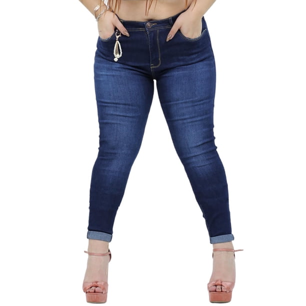 Jeans talla extra con strech, modelo J-DW 400 azul 44 DOOW Jeans talla extra 400