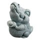 thumbnail image 4 of Estatua de mascota de té de animal pequeño, artesanía de piedra decorativa, regalo para figura de animal de té Cocodrilo, 4 of 9