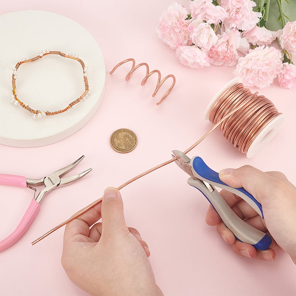 32.81 Feet Solid Copper Wire 10 Gauge Round Soft Copper Wire Pure Copper Wire Jewelry Making Craft Gem Wrapping