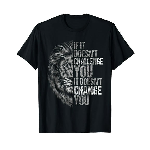 Motivation Workout And Gym Quotes Lion Mindset Training T-Shirt