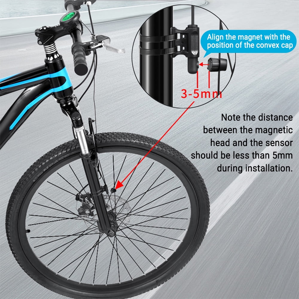 Ordinateur Cable Velo Etanche en Forme d Ordinateur Velo Impermeable a l Eau Rond en Forme d Ordinateur Velo Ecran Rond en Forme de Velo Impermeable